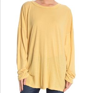 Free people yellow top